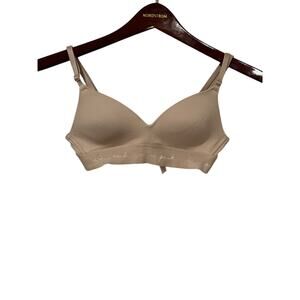 Pink by Victoria Secret, Tan, Wireless Bra, Size 32A, 1451Y